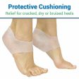 Vive Health Gel Heel Protectors - White Supply