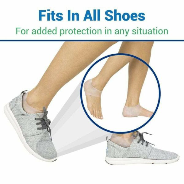 Vive Health Gel Heel Protectors - White Supply