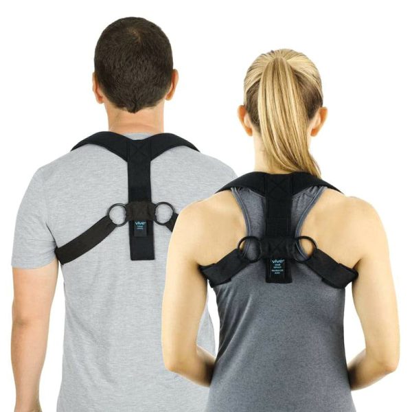 Vive Health Posture Corrector Brace - Black Supply