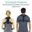 Vive Health Posture Corrector Brace - Black Supply