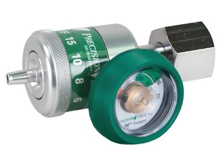 Precision Medical EasyDial Reg 540 Nut Style 0-4 LPM Oxygen Regulator Discount