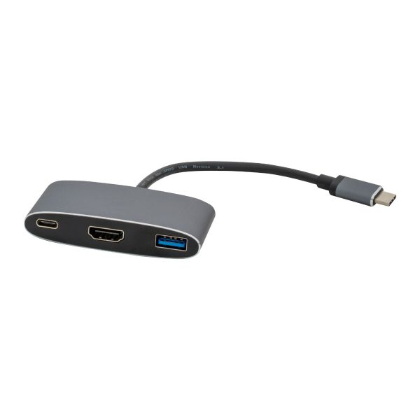 USB-C to HDMI, USB and USB-C with Power Delivery Adapter Online Sale