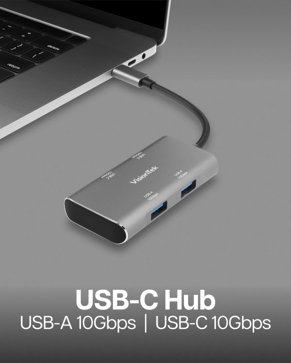 USB-C Hub (2x USB-A 10Gbps | 2x USB-C 10Gbps) Online Hot Sale