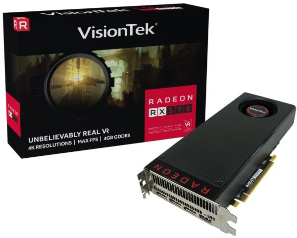 Radeon RX 570 4GB GDDR5 OC Rear Blower 4M (3x DP, HDMI) Online