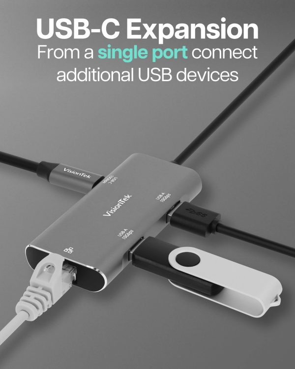 USB-C Hub with Ethernet (2x USB-A 10Gbps | 1x USB-C 10Gbps) Online now