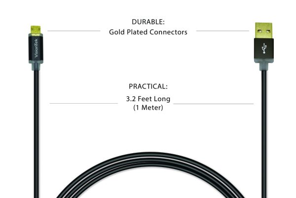 Micro USB to USB Smart LED 1 Meter Cable Online