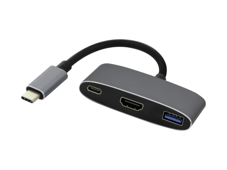 USB-C to HDMI, USB and USB-C with Power Delivery Adapter Online Sale