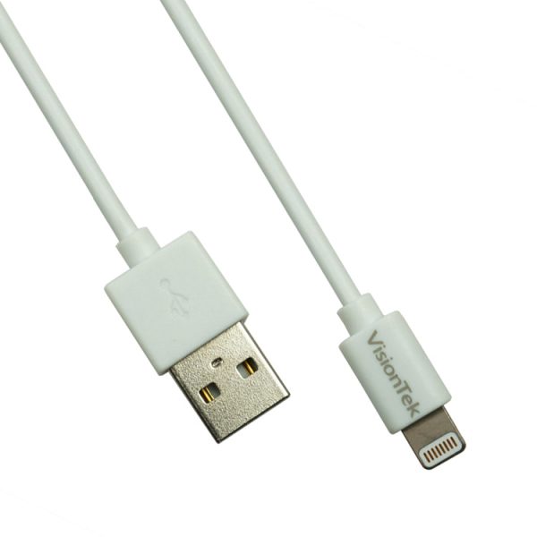 Lightning to USB White 2 Meter MFI Cable For Sale