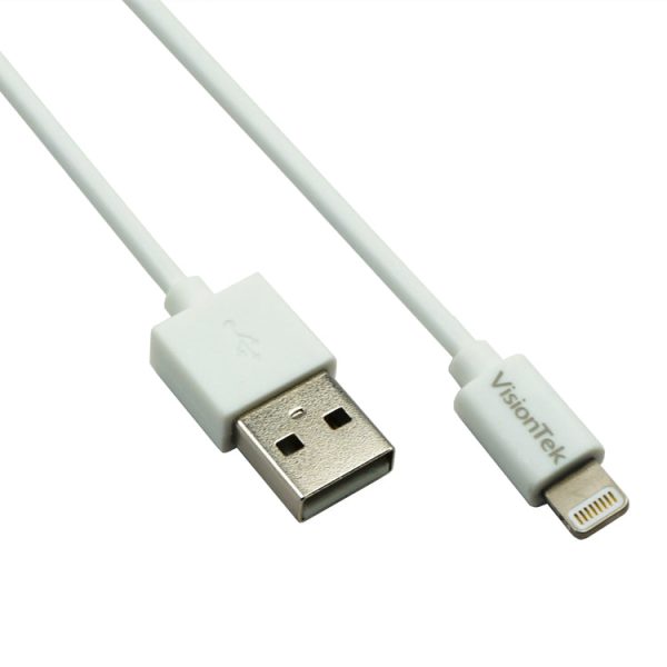 Lightning to USB White 2 Meter MFI Cable For Sale