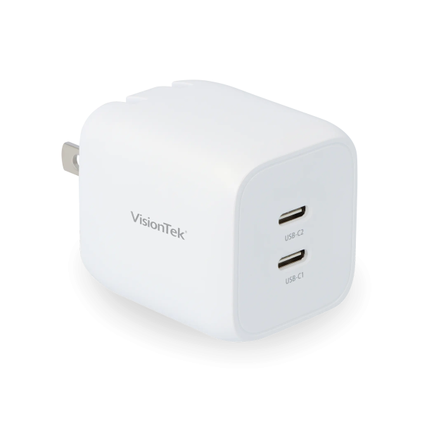 VisionTek 45W GaN II Power Adapter - 2 Port For Sale