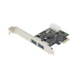 2 Port PCIe x1 USB 3.0 Expansion Card SFF Sale