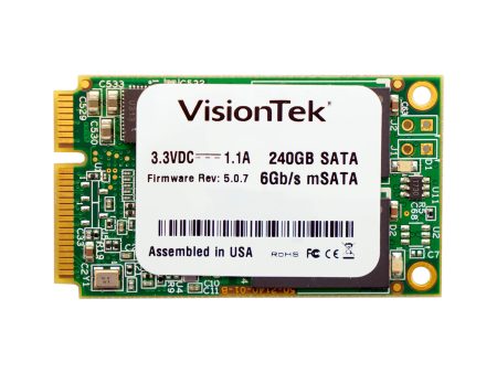 VisionTek mSATA Internal SSD (SATA) Online